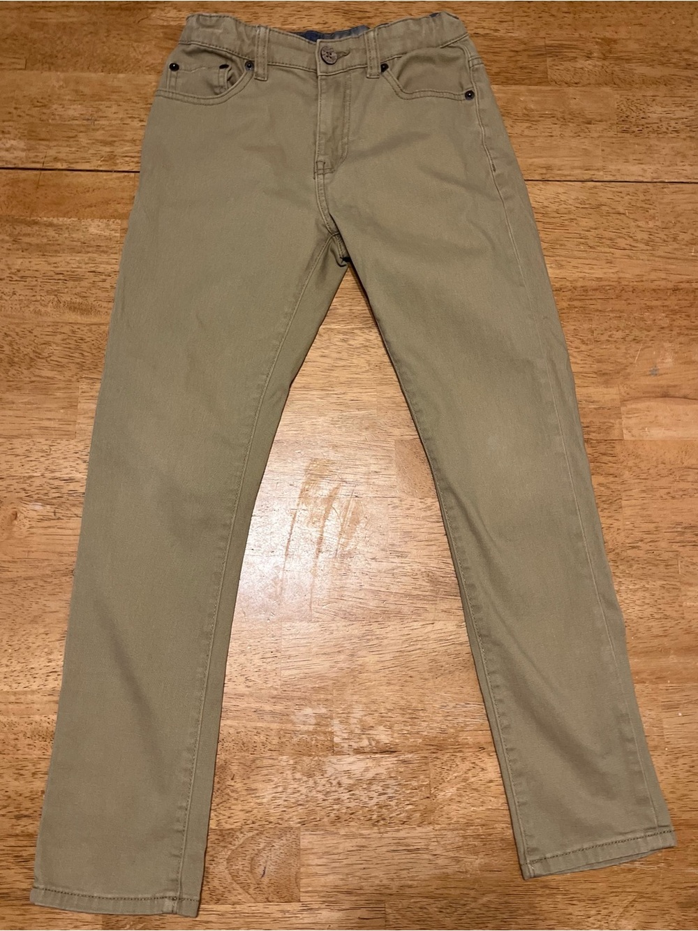 Lucky Brand Kids Boys Khaki Pants Chinos Tan Size 10, Slim Fit